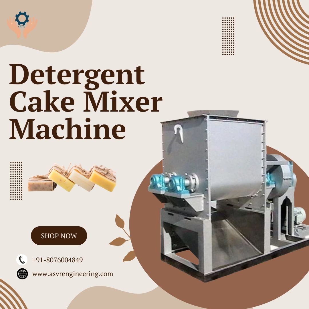 Detergent Cake Mixer Machine Exporters